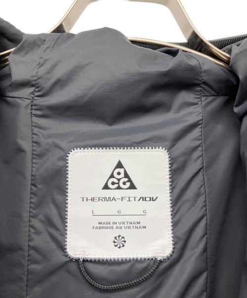 NIKE ACG（ナイキエーシージー）NIKE ACG (ナイキエーシージー) Therma-FIT ADV Allover Print Jacket ブラック×ホワイト サイズ:Lの古着・服飾アイテム