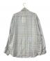 Acne studios (アクネ ストゥディオズ) リネンチェックボタンアップシャツ ライトグレー サイズ:46：30000円