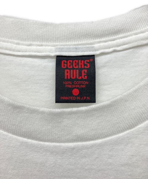 GEEKS RULE（ギークスルール）GEEKS RULE (ギークスルール) 半袖カットソー ホワイト サイズ:XXLの古着・服飾アイテム