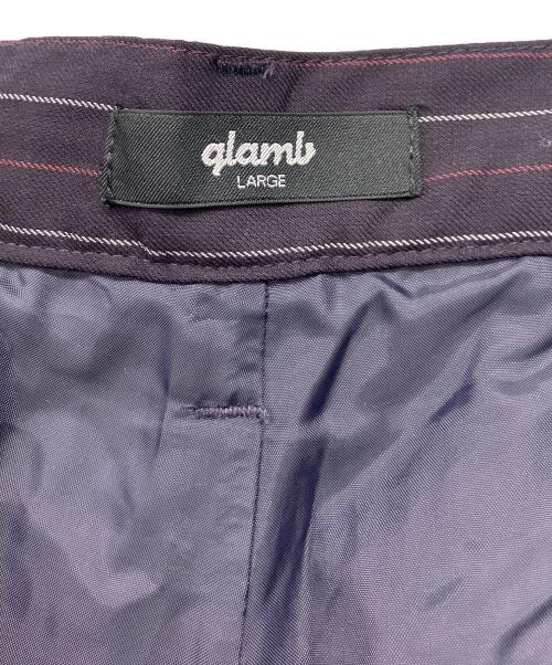glamb（グラム）glamb (グラム) Tuck in Tuck Pants パープル サイズ:L 未使用品の古着・服飾アイテム