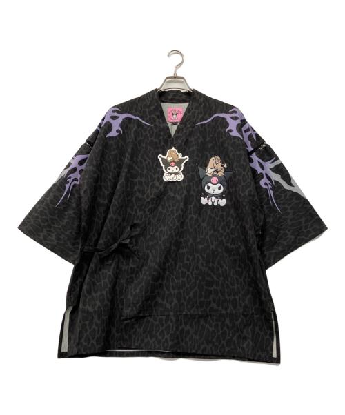 GALFY（ガルフィー）GALFY (ガルフィー) クロミちゃんとGALFYの甚平 ブラック サイズ:L 未使用品の古着・服飾アイテム
