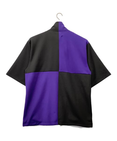 GALFY（ガルフィー）GALFY (ガルフィー) セットアップジャージ ブラック×パープル サイズ:L 未使用品の古着・服飾アイテム