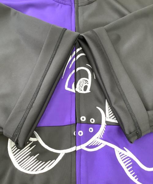 GALFY（ガルフィー）GALFY (ガルフィー) セットアップジャージ ブラック×パープル サイズ:L 未使用品の古着・服飾アイテム