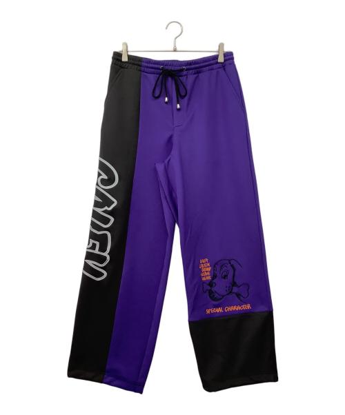 GALFY（ガルフィー）GALFY (ガルフィー) セットアップジャージ ブラック×パープル サイズ:L 未使用品の古着・服飾アイテム