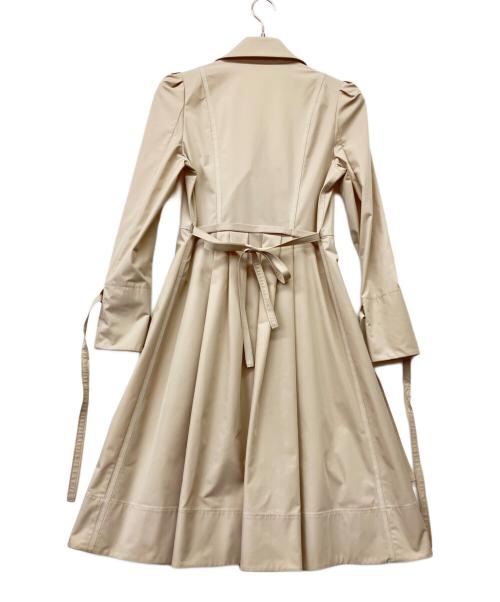 FOXEY NEWYORK（フォクシーニューヨーク）FOXEY NEWYORK (フォクシーニューヨーク) ストレッチタフタ トレンチコート ベージュ サイズ:40の古着・服飾アイテム
