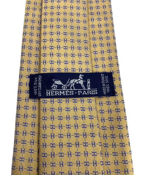 HERMES（エルメス）HERMES (エルメス) ネクタイ イエロー サイズ:不明の古着・服飾アイテム