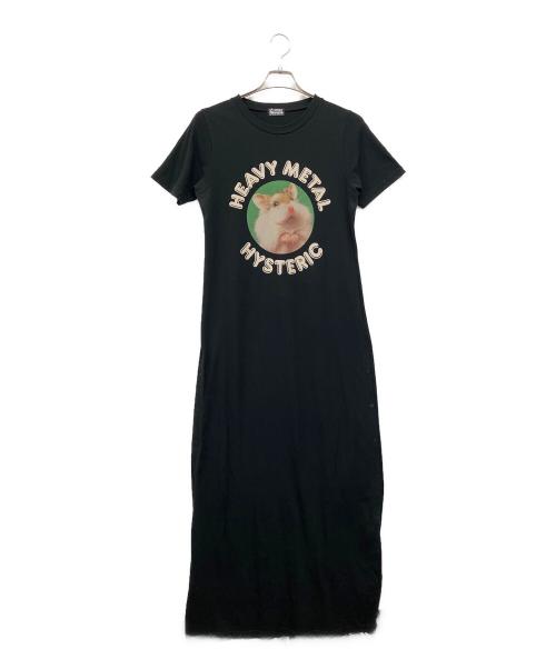Hysteric Glamour（ヒステリックグラマー）Hysteric Glamour (ヒステリックグラマー) カットソーワンピース ブラック サイズ:FREEの古着・服飾アイテム