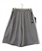 Needlesニードルズ）の古着「Needles×LHP H.D.Track Shorts Seersucker-Grey」｜ライトグレー