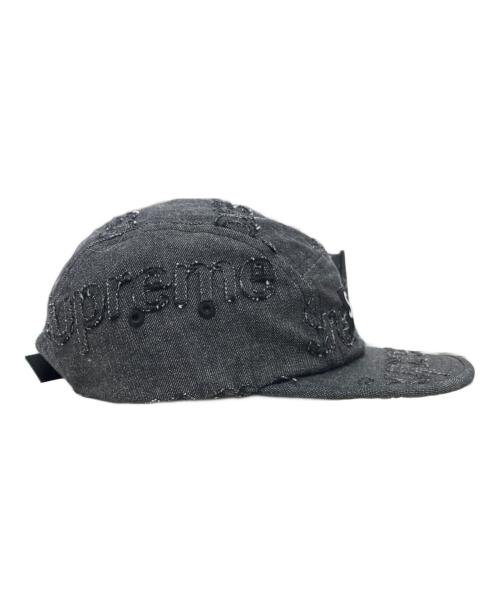SUPREME（シュプリーム）SUPREME (シュプリーム) Lasered Denim Camp Cap グレーの古着・服飾アイテム