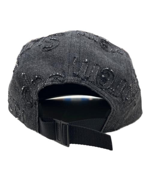 SUPREME（シュプリーム）SUPREME (シュプリーム) Lasered Denim Camp Cap グレーの古着・服飾アイテム