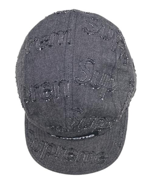 SUPREME（シュプリーム）SUPREME (シュプリーム) Lasered Denim Camp Cap グレーの古着・服飾アイテム
