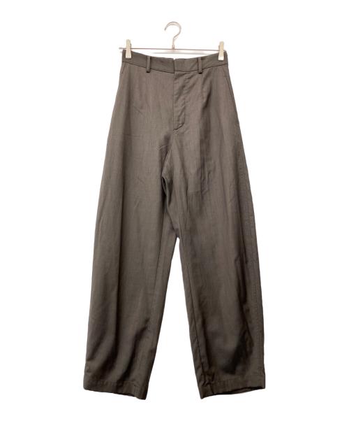 LOEFF（ロエフ）LOEFF (ロエフ) トロピカルウール ボンタン パンツ ブラウンの古着・服飾アイテム