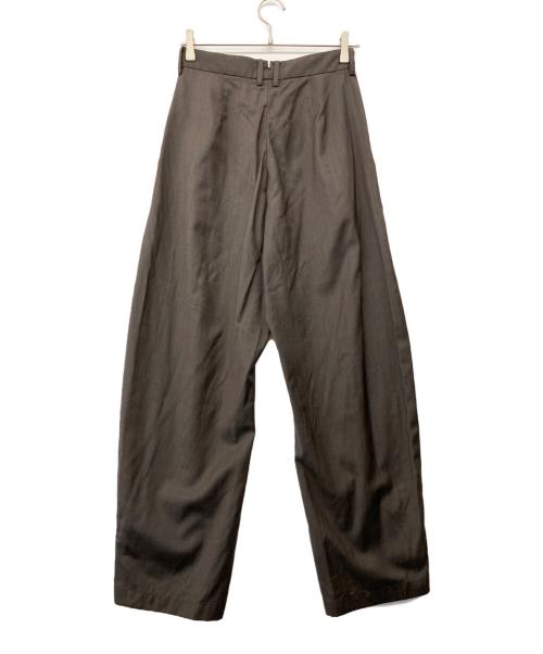 LOEFF（ロエフ）LOEFF (ロエフ) トロピカルウール ボンタン パンツ ブラウンの古着・服飾アイテム