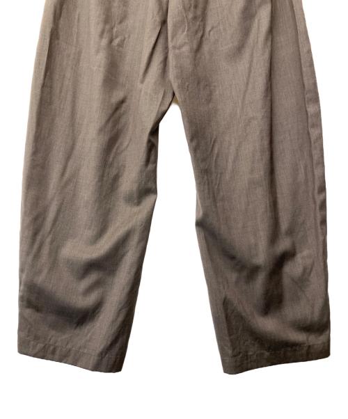 LOEFF（ロエフ）LOEFF (ロエフ) トロピカルウール ボンタン パンツ ブラウンの古着・服飾アイテム