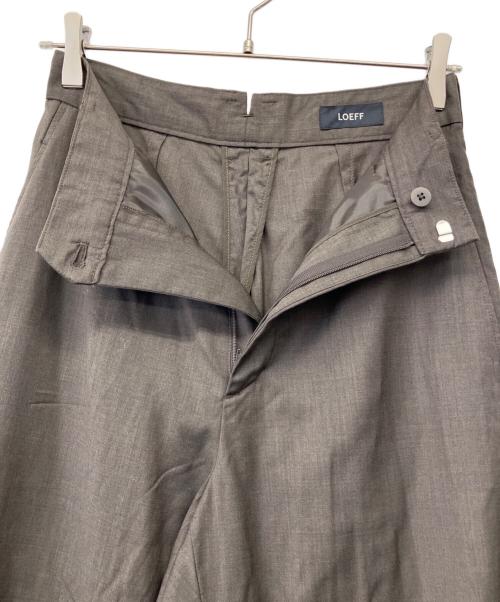 LOEFF（ロエフ）LOEFF (ロエフ) トロピカルウール ボンタン パンツ ブラウンの古着・服飾アイテム