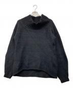 Yohji Yamamoto FEMMEヨウジヤマモトファム）の古着「00's ウールハイネックニット」｜ブラック