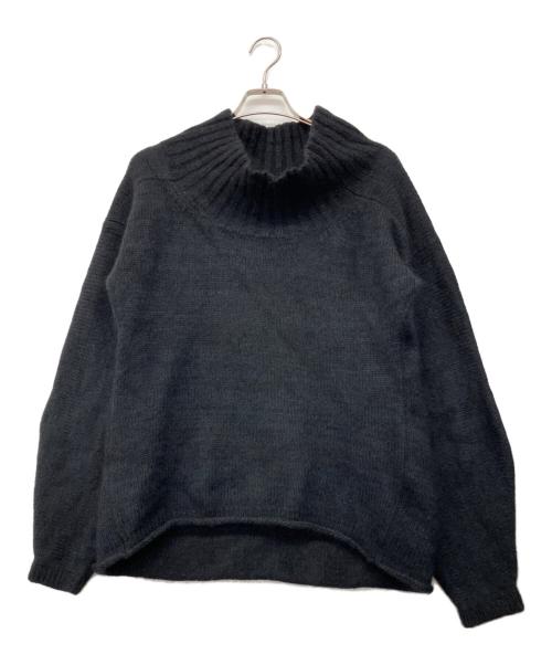Yohji Yamamoto FEMME（ヨウジヤマモトファム）yohji yamamoto FEMME (ヨウジヤマモトファム) 00's ウールハイネックニット ブラック サイズ:3の古着・服飾アイテム