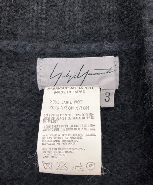 Yohji Yamamoto FEMME（ヨウジヤマモトファム）yohji yamamoto FEMME (ヨウジヤマモトファム) 00's ウールハイネックニット ブラック サイズ:3の古着・服飾アイテム