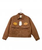 AVIREX×PEANUTSアヴィレックス×ピーナッツ）の古着「AVIREX×PEANUTS DENIM WORK JACKET」｜ブラウン