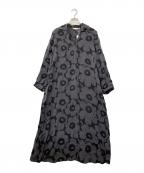 marimekkoマリメッコ）の古着「MAISOL UNIKKO DRESS MEKKO CLASSIC UNIKKO CUPRO」｜グレー