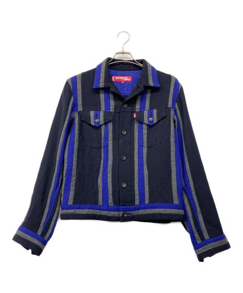 COMME des GARCONS（コムデギャルソン）COMME des GARCONS (コムデギャルソン) LEVI'S (リーバイス) JUNYA WATANABE ブラック×ネイビー サイズ:Mの古着・服飾アイテム