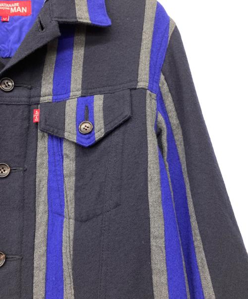 COMME des GARCONS（コムデギャルソン）COMME des GARCONS (コムデギャルソン) LEVI'S (リーバイス) JUNYA WATANABE ブラック×ネイビー サイズ:Mの古着・服飾アイテム