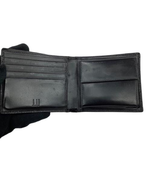 dunhill（ダンヒル）dunhill (ダンヒル) 2つ折り財布 ブラックの古着・服飾アイテム