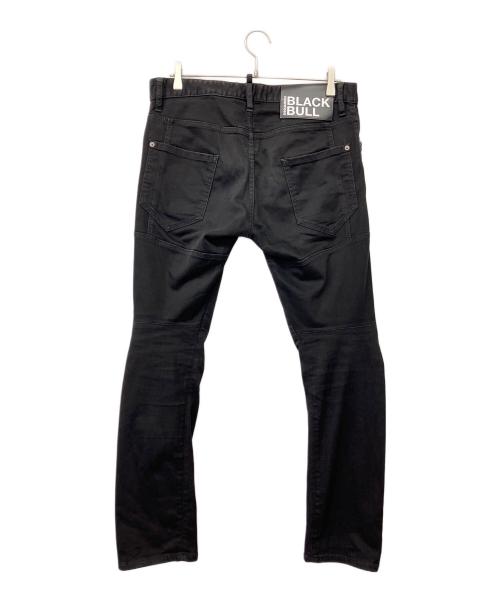 DSQUARED2（ディースクエアード）DSQUARED2 (ディースクエアード) BLACK BULL TIDY BIKER DENIM JEANS ブラック サイズ:48(M～L）の古着・服飾アイテム