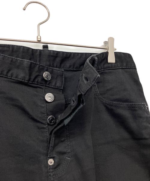DSQUARED2（ディースクエアード）DSQUARED2 (ディースクエアード) BLACK BULL TIDY BIKER DENIM JEANS ブラック サイズ:48(M～L）の古着・服飾アイテム