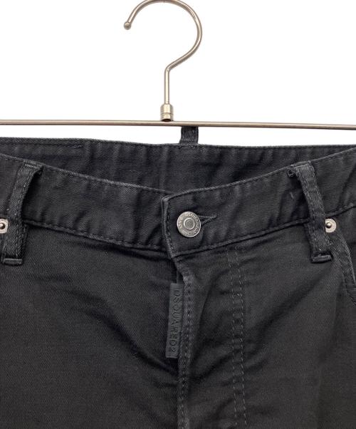 DSQUARED2（ディースクエアード）DSQUARED2 (ディースクエアード) BLACK BULL TIDY BIKER DENIM JEANS ブラック サイズ:48(M～L）の古着・服飾アイテム