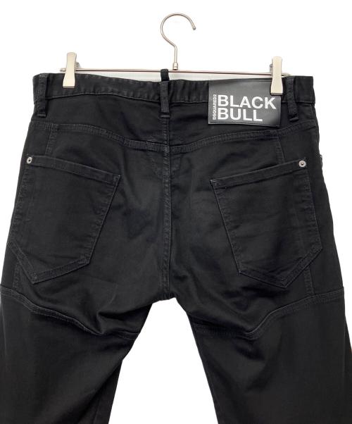 DSQUARED2（ディースクエアード）DSQUARED2 (ディースクエアード) BLACK BULL TIDY BIKER DENIM JEANS ブラック サイズ:48(M～L）の古着・服飾アイテム
