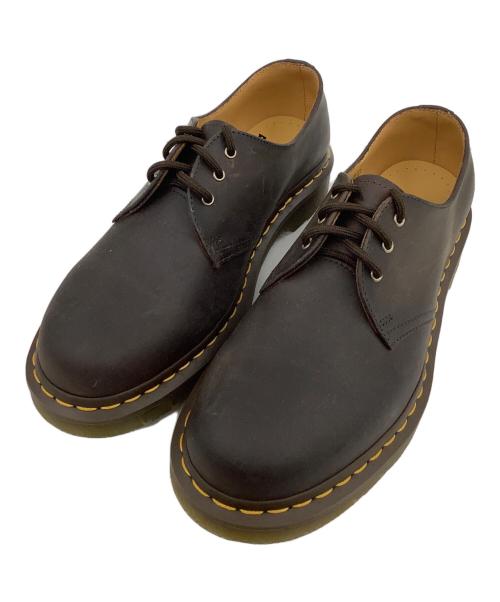 Dr.Martens（ドクターマーチン）Dr.Martens (ドクターマーチン) 1461 3 ホール シューズ ブラウン サイズ:7の古着・服飾アイテム