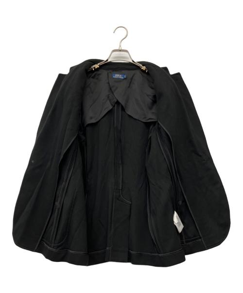 POLO RALPH LAUREN（ポロ・ラルフローレン）POLO RALPH LAUREN (ポロ・ラルフローレン) ダブルニットジャガードブレザー ブラック サイズ:US8の古着・服飾アイテム