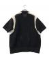 CULLNI (クルニ) Mesh Knit Short Sleeve Jacket ブラック×ホワイト サイズ:1：12000円