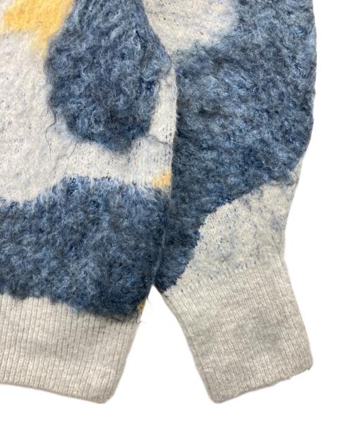 UNGRID（アングリッド）Ungrid (アングリッド) シャギージャガードニット グレー サイズ:FREEの古着・服飾アイテム