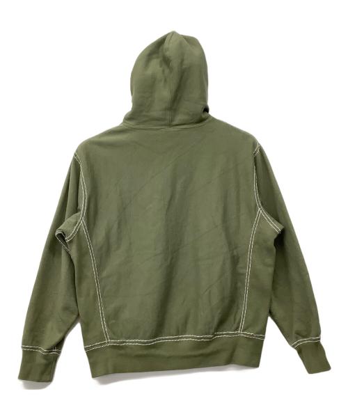 SUPREME（シュプリーム）Supreme (シュプリーム) 20FW BIG STITCH HOODEDSWEATSHIRT グリーン サイズ:Sの古着・服飾アイテム