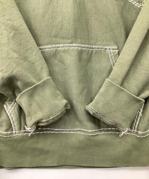 SUPREME（シュプリーム）Supreme (シュプリーム) 20FW BIG STITCH HOODEDSWEATSHIRT グリーン サイズ:Sの古着・服飾アイテム