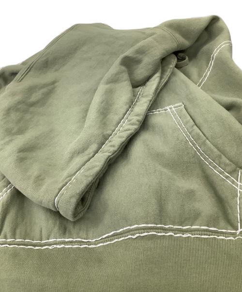 SUPREME（シュプリーム）Supreme (シュプリーム) 20FW BIG STITCH HOODEDSWEATSHIRT グリーン サイズ:Sの古着・服飾アイテム