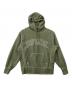 Supreme（シュプリーム）の古着「20FW BIG STITCH HOODEDSWEATSHIRT」｜グリーン