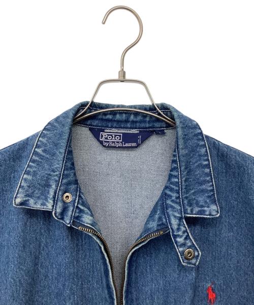 POLO RALPH LAUREN（ポロ・ラルフローレン）POLO RALPH LAUREN (ポロ・ラルフローレン) 80-90'sデニムスイングトップ インディゴ サイズ:Lの古着・服飾アイテム