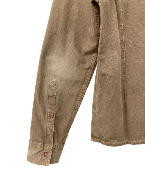 STONE ISLAND（ストーンアイランド）STONE ISLAND (ストーンアイランド) デニムシャツ カーキ サイズ:Mの古着・服飾アイテム
