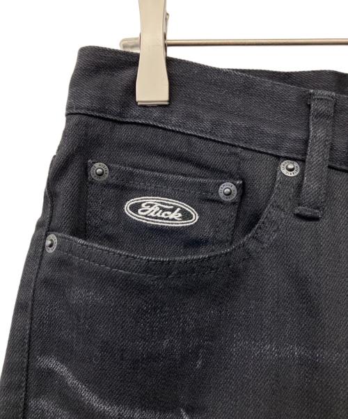 Hysteric Glamour（ヒステリックグラマー）Hysteric Glamour (ヒステリックグラマー) F★CK刺繍スキニーブラックデニム ブラック サイズ:81cm(W32) 未使用品の古着・服飾アイテム