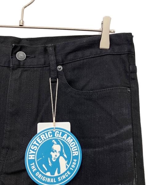 Hysteric Glamour（ヒステリックグラマー）Hysteric Glamour (ヒステリックグラマー) F★CK刺繍スキニーブラックデニム ブラック サイズ:81cm(W32) 未使用品の古着・服飾アイテム