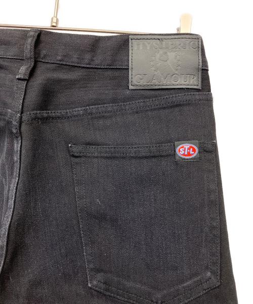 Hysteric Glamour（ヒステリックグラマー）Hysteric Glamour (ヒステリックグラマー) F★CK刺繍スキニーブラックデニム ブラック サイズ:81cm(W32) 未使用品の古着・服飾アイテム