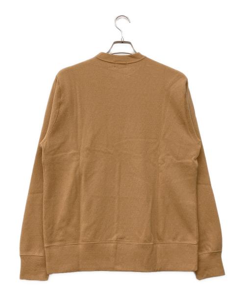 Hysteric Glamour（ヒステリックグラマー）Hysteric Glamour (ヒステリックグラマー) UNLIMITED SOUNDSウール混クルーネックニット ベージュ サイズ:Lの古着・服飾アイテム
