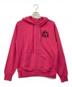 Hysteric Glamourヒステリックグラマー）の古着「MAXIMUMS SOUNDSジップパーカー」｜ショッキングピンク