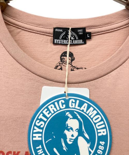 Hysteric Glamour（ヒステリックグラマー）Hysteric Glamour (ヒステリックグラマー) Courtney LoveプリントT ピンク サイズ:L 未使用品の古着・服飾アイテム