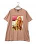 Hysteric Glamour（ヒステリックグラマー）の古着「Courtney LoveプリントT」｜ピンク