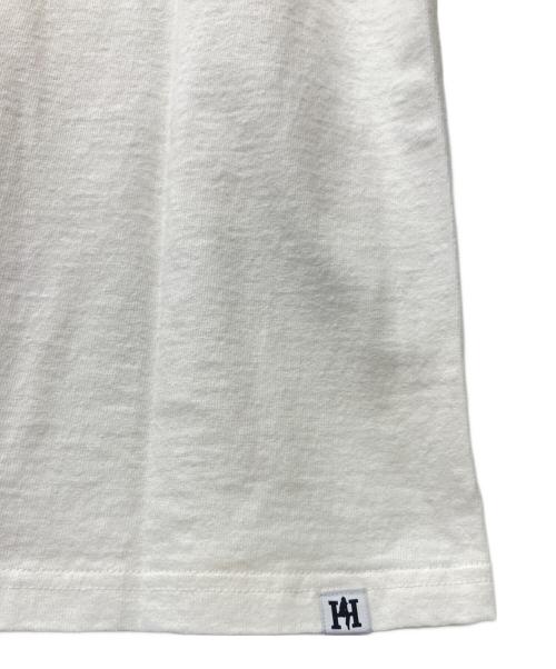 Hysteric Glamour（ヒステリックグラマー）Hysteric Glamour (ヒステリックグラマー) PARADISE CLUB プリント Tシャツ（USED加工） ホワイト サイズ:M 未使用品の古着・服飾アイテム