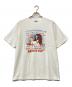 Hysteric Glamour（ヒステリックグラマー）の古着「PARADISE CLUB プリント Tシャツ（USED加工）」｜ホワイト